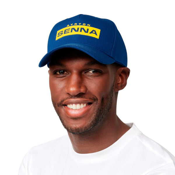 Jockey Oficial Ayrton Senna <br> Senna Collection Azul