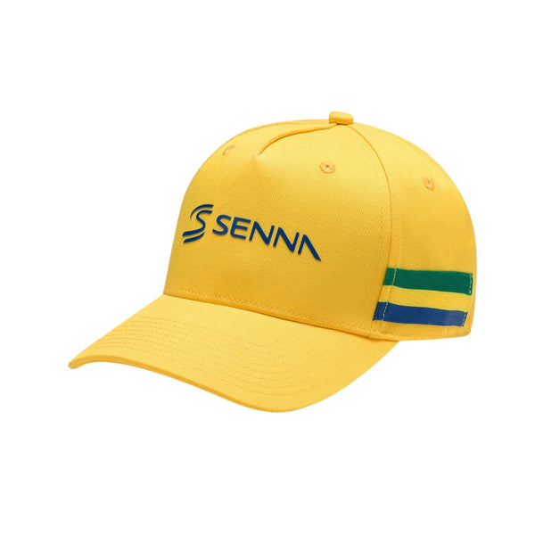 Jockey Oficial Ayrton Senna Collection <br> Rayas Amarillo