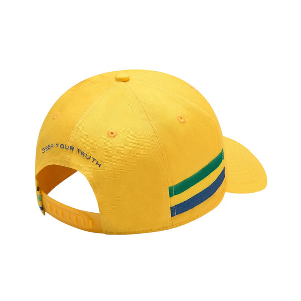 Jockey Oficial Ayrton Senna Collection <br> Rayas Amarillo