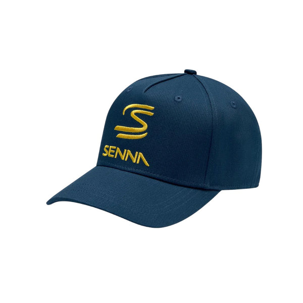 Jockey Oficial Ayrton Senna Collection <br> Logo Azul