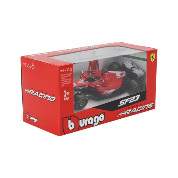 Auto Burago 1:43 Scuderia Ferrari SF23 <br> Charles Leclerc #16 GP Las Vegas