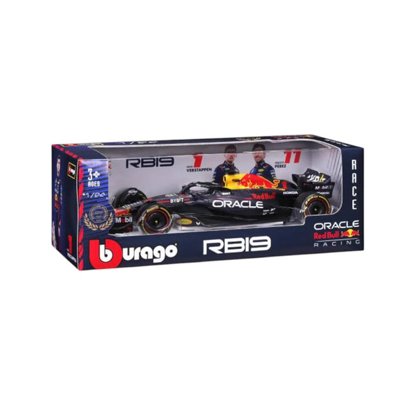 Auto A Escala 1:24 Burago <BR> Red Bull Racing Rb19 Max