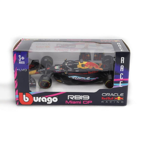 Auto Burago 1:43 Red Bull Racing <BR> RB19 Max Verstappen Gp Miami
