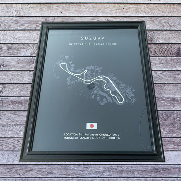 Cuadro Decorativo Circuitos F1 <br> Gran Premio de Suzuka