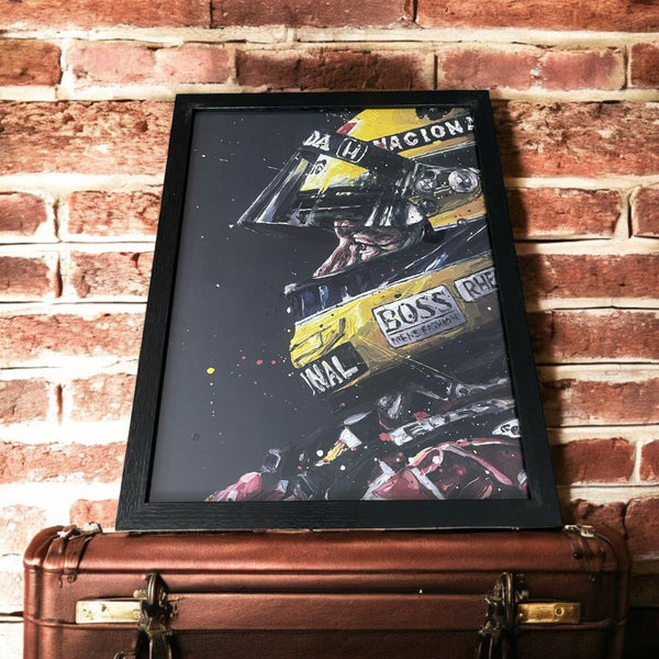 Cuadro Decorativo Senna Collection <br> Casco Ayrton Senna 3