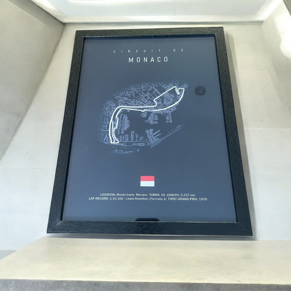 Cuadro Decorativo Circuitos F1 <br> Gran Premio de Monaco