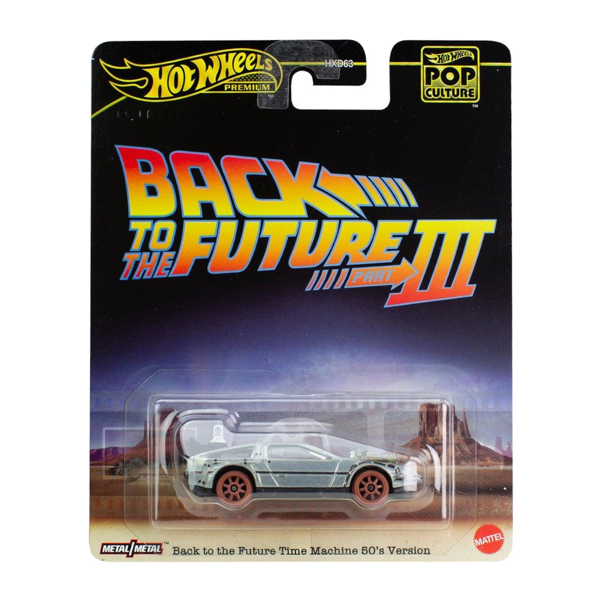 Auto Hot Wheels 1:64 Premium <br> Time Machine 50's Version