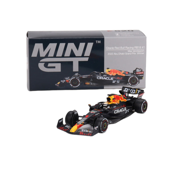 Auto Mini GT 1:64 Red Bull Racing <br> RB18 Max Verstappen #1