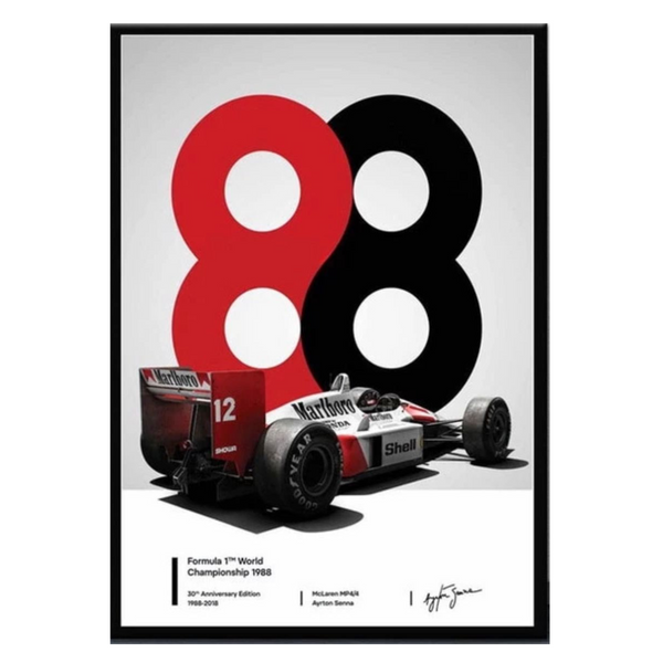 Cuadro Decorativo Senna Collection <br> Mclaren 88