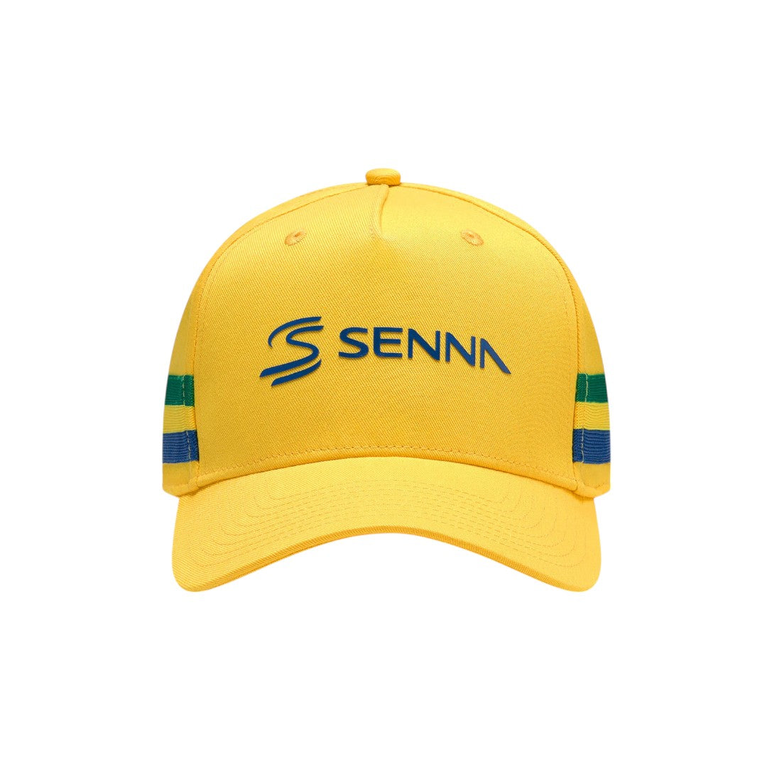 Jockey Oficial Ayrton Senna Collection <br> Rayas Amarillo