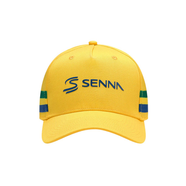 Jockey Oficial Ayrton Senna Collection <br> Rayas Amarillo