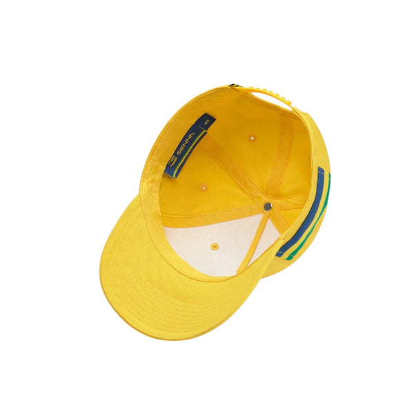 Jockey Oficial Ayrton Senna Collection <br> Rayas Amarillo