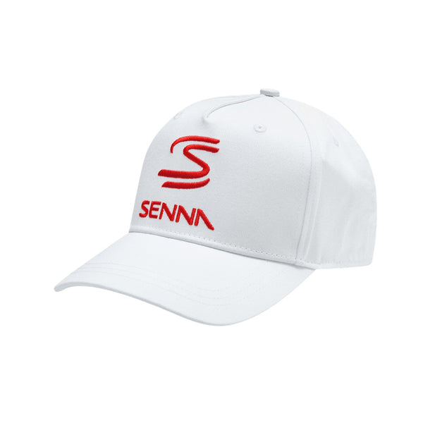 Jockey Oficial Ayrton Senna <br> Collection Logo Blanco