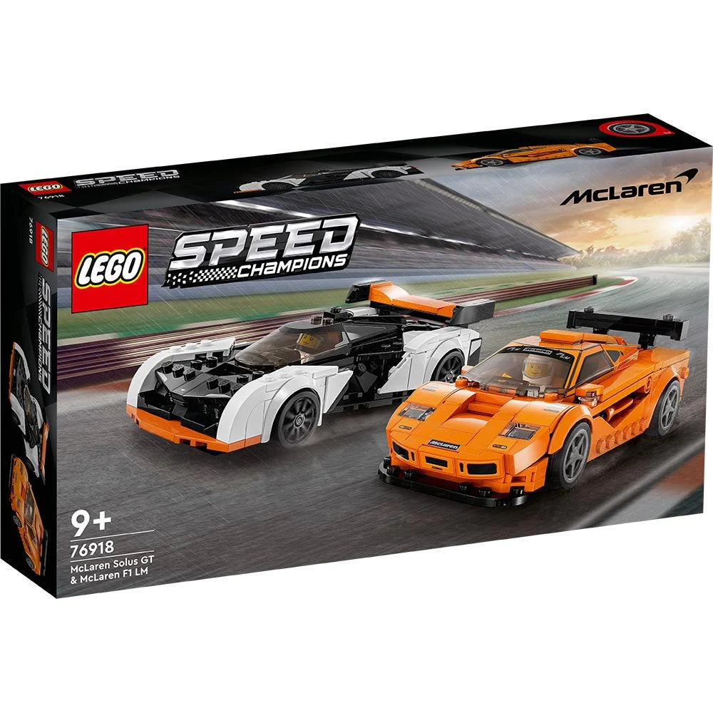 Set Mclaren LEGO 76918 <br> McLaren Solus GT y McLaren F1 LM