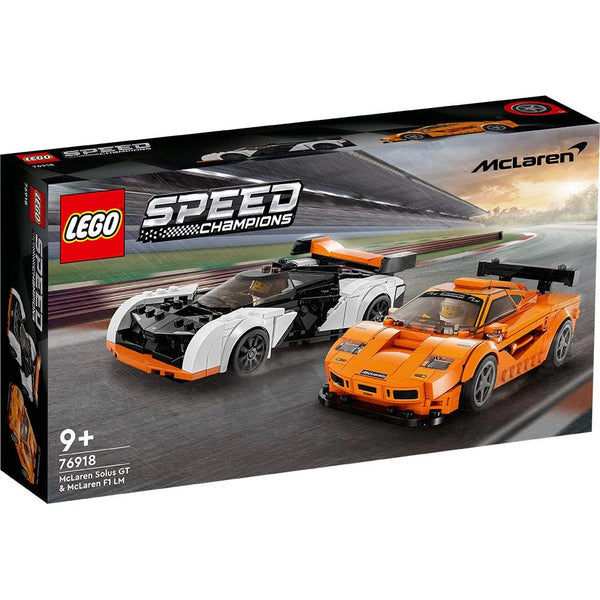 Set Mclaren LEGO 76918 <br> McLaren Solus GT y McLaren F1 LM