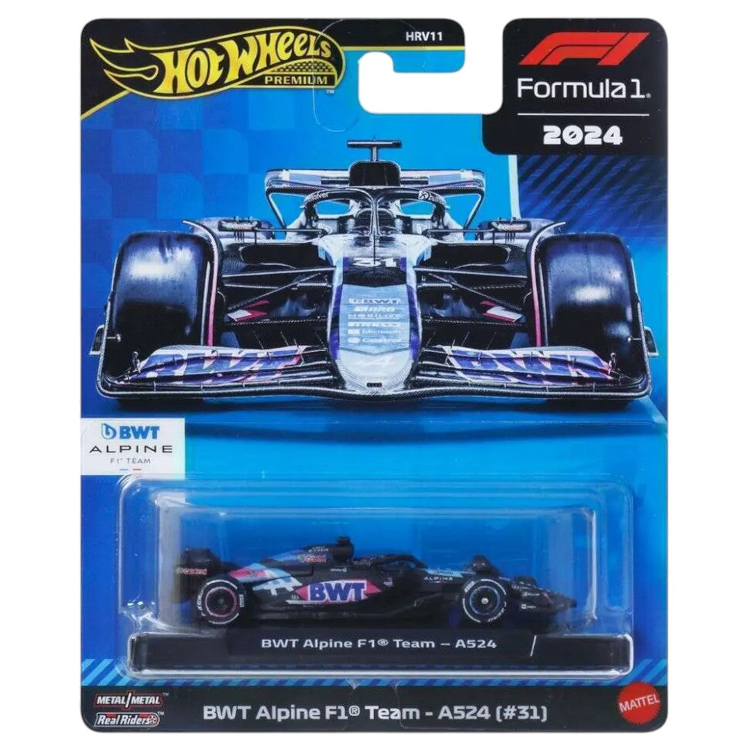 Hot Wheels Premiun 1:64 F1 2024 <br> Alpine Esteban Ocon #31