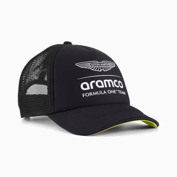 Jockey Puma Oficial Aston Martin Aramco <br> F1 Team Trucker Negro