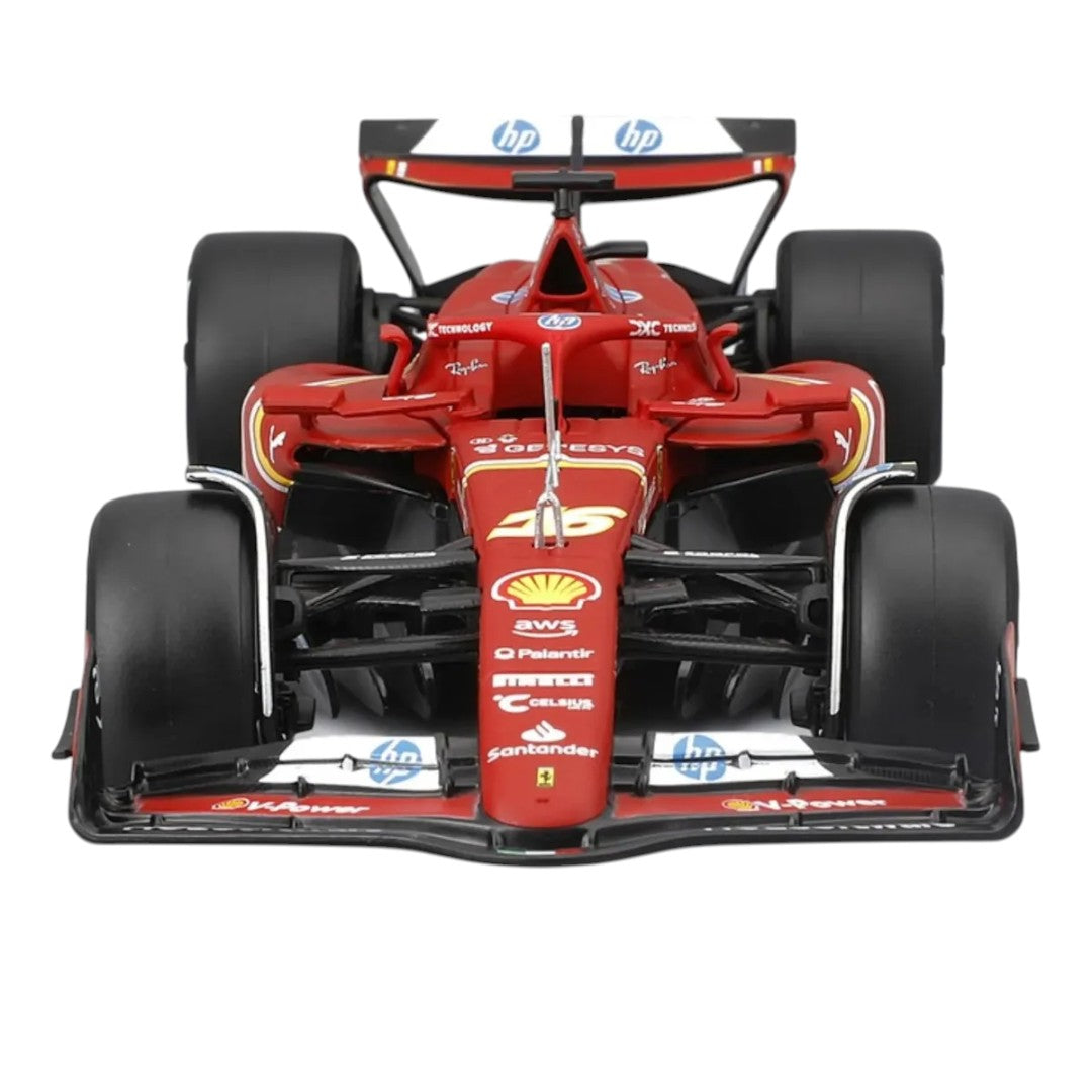 Auto a Escala Burago 1:24 Scuderia Ferrari <br> SF24 Charles Leclerc