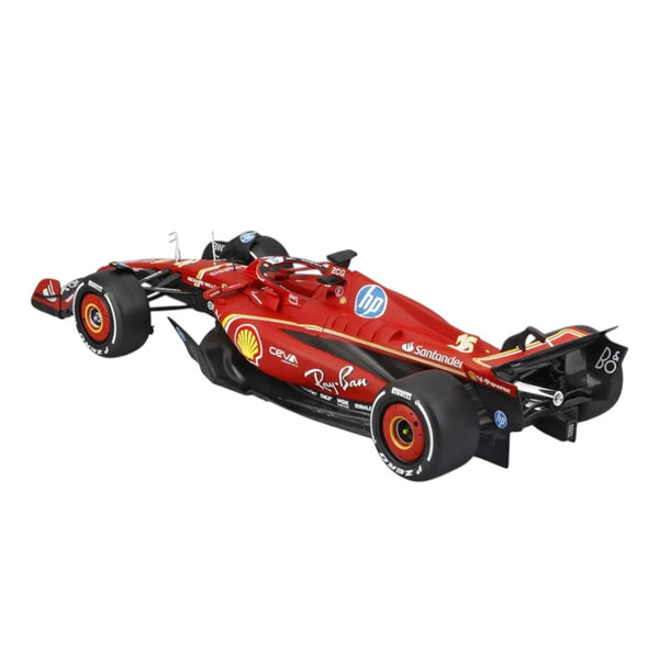 Auto a Escala Burago 1:24 Scuderia Ferrari <br> SF24 Charles Leclerc