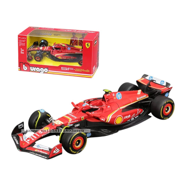 Auto Burago 1:43 Scuderia Ferrari <br> SF24 Carlos Sainz #55