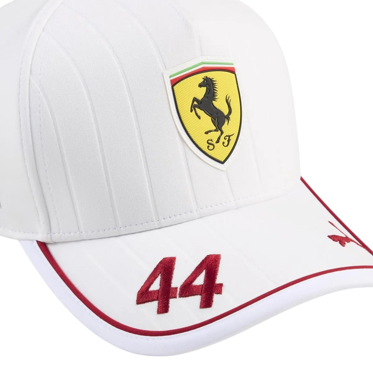 Jockey Puma Scuderia Ferrari Oficial 2025 <br> Lewis Hamilton 44 Blanco