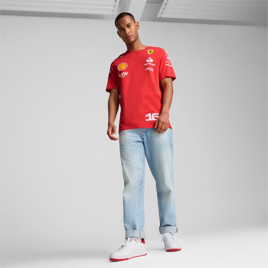 Polera Oficial Puma Scuderia Ferrari <br> Charles Leclerc 2024