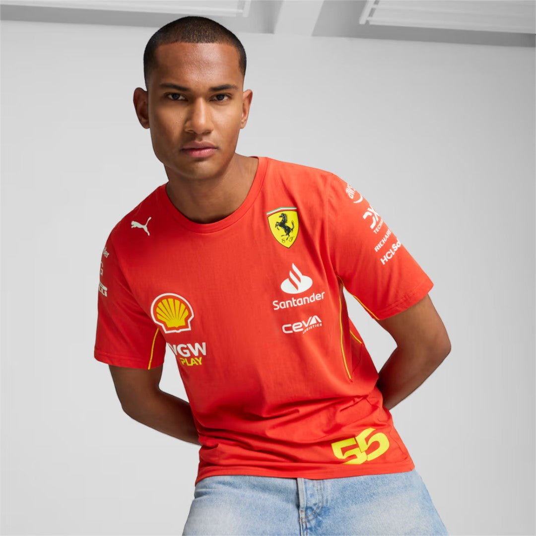 Polera Oficial Puma Scuderia Ferrari <br> Carlos Sainz 2024