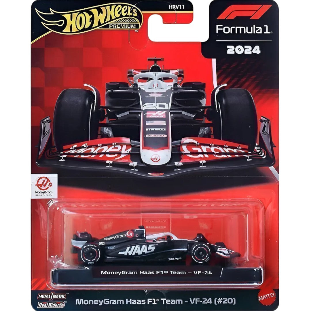 Hot Wheels Premiun 1:64 F1 2024 <br> Hass Kevin Mangnussen #20