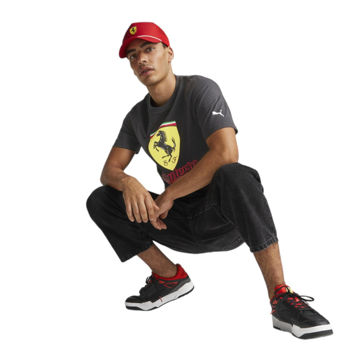 Jockey Puma Scuderia Ferrari <br> Trucker Rojo