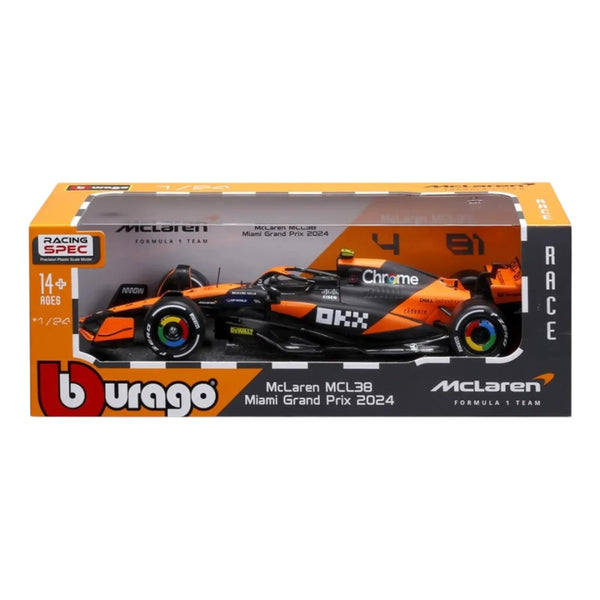 Auto a Escala Burago 1:24 Mclaren F1 Team <br> MLC38 Lando Norris