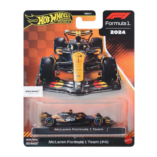 Hot Wheels Premiun 1:64 F1 2024 <br> Mclaren Lando Norris #4