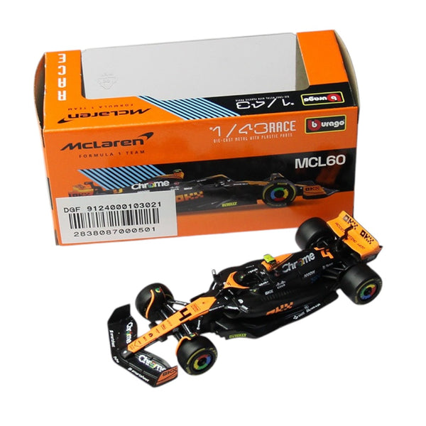 Auto Burago 1:43 Mclaren F1 Team <br> MCL60 Lando Norris Singapore 2023