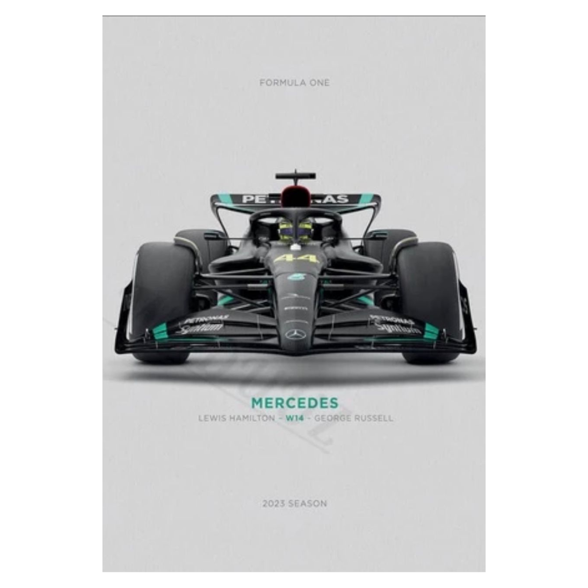 Cuadro Decorativo Autos F1 2023 <br> Mercedes AMG W14