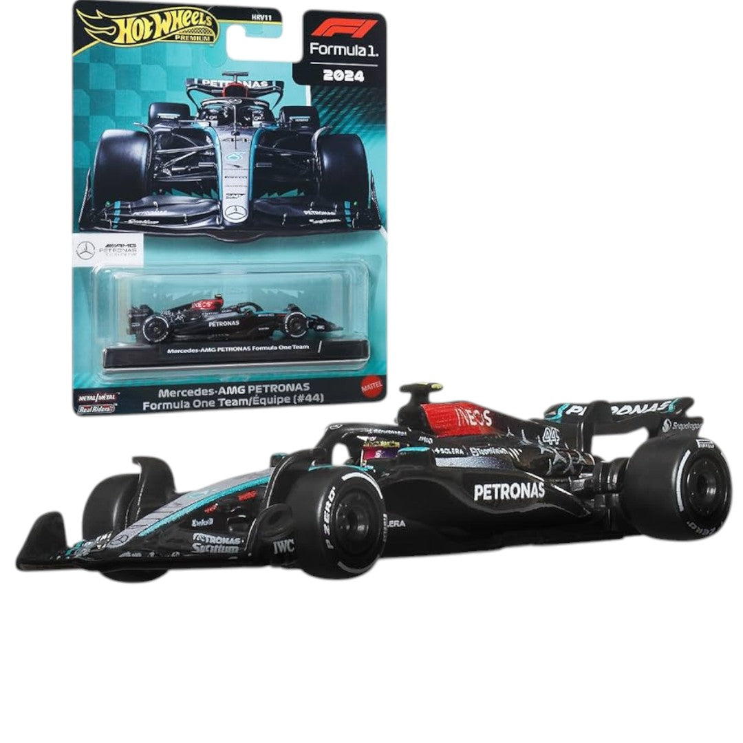 Hot Wheels Premiun 1:64 F1 2024 <br> Mercedes AMG Lewis Hamilton #44