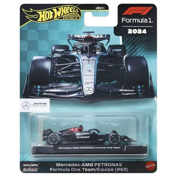 Hot Wheels Premiun 1:64 F1 2024 <br> Mercedes AMG George Russel #63