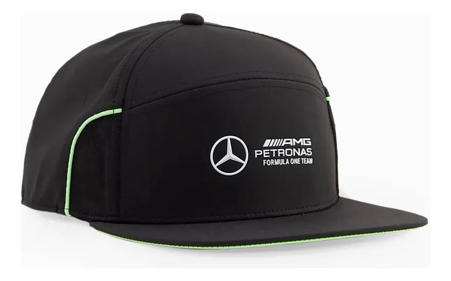 Jockey Puma Mercedes AMG <br> Team Negro Visera Plana