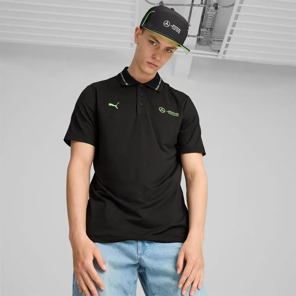 Jockey Puma Mercedes AMG <br> Team Negro Visera Plana