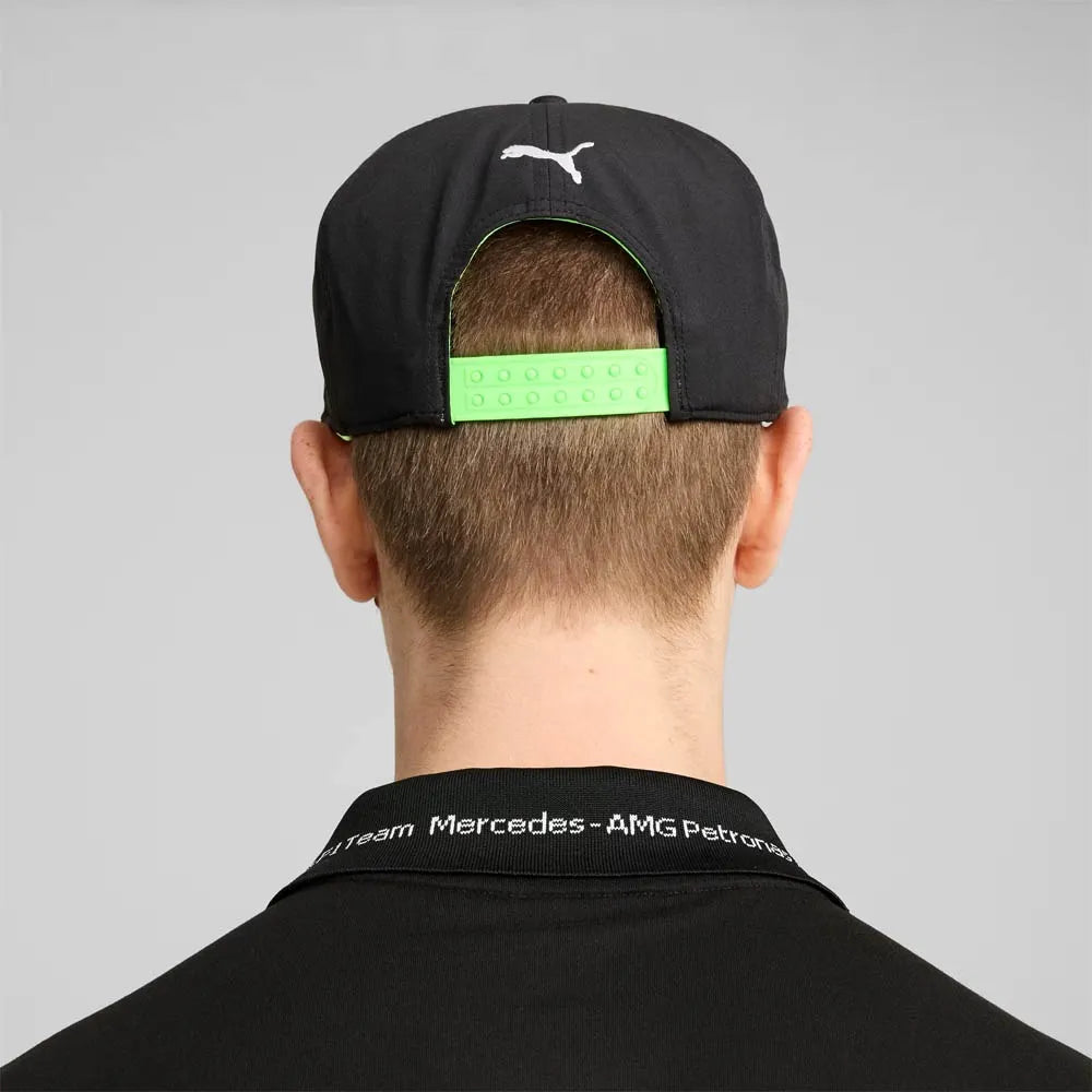 Jockey Puma Mercedes AMG <br> Team Negro Visera Plana