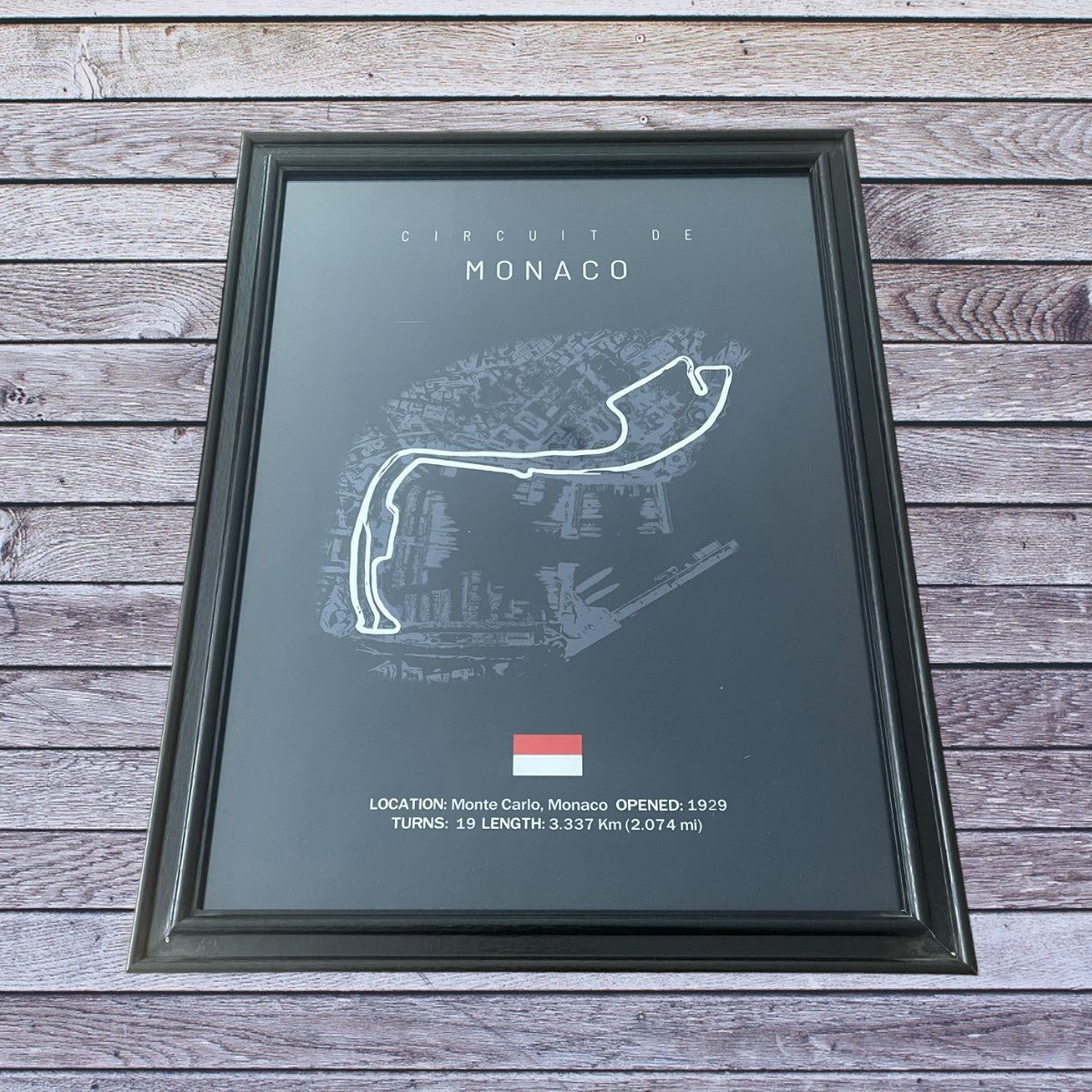 Cuadro Decorativo Circuitos F1 <br> Gran Premio de Monaco