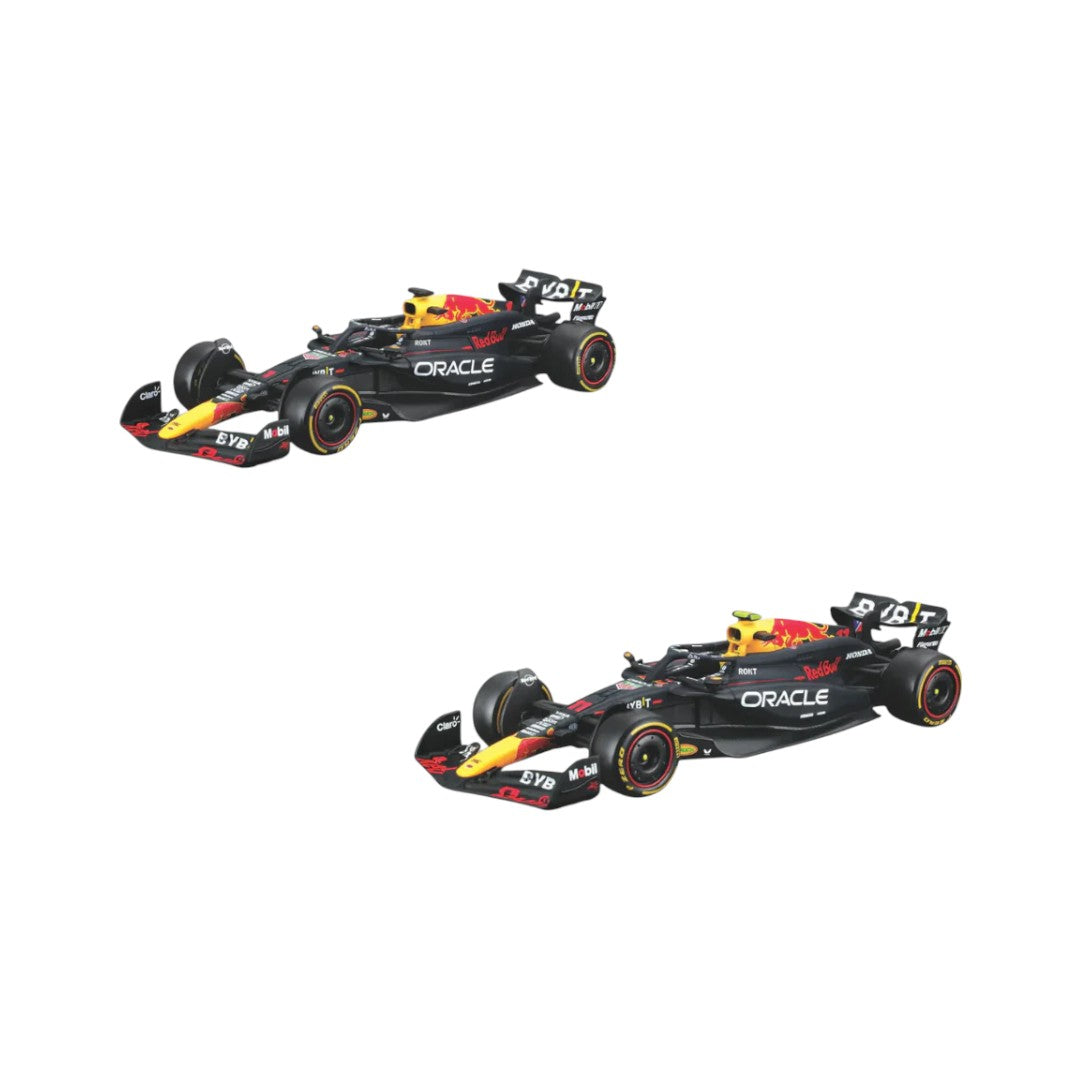 Pack 2 Autos Burago Red Bull Racing <br> RB20 Formula 1
