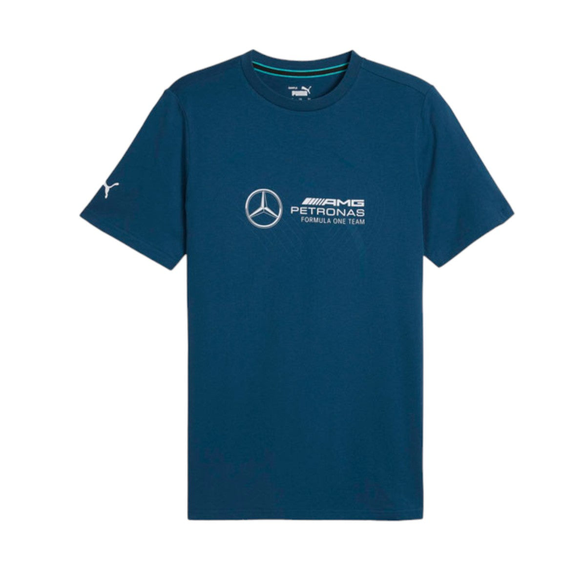 Polera Puma Mercedes-AMG <BR> Formula 1 Logo Tee Blue