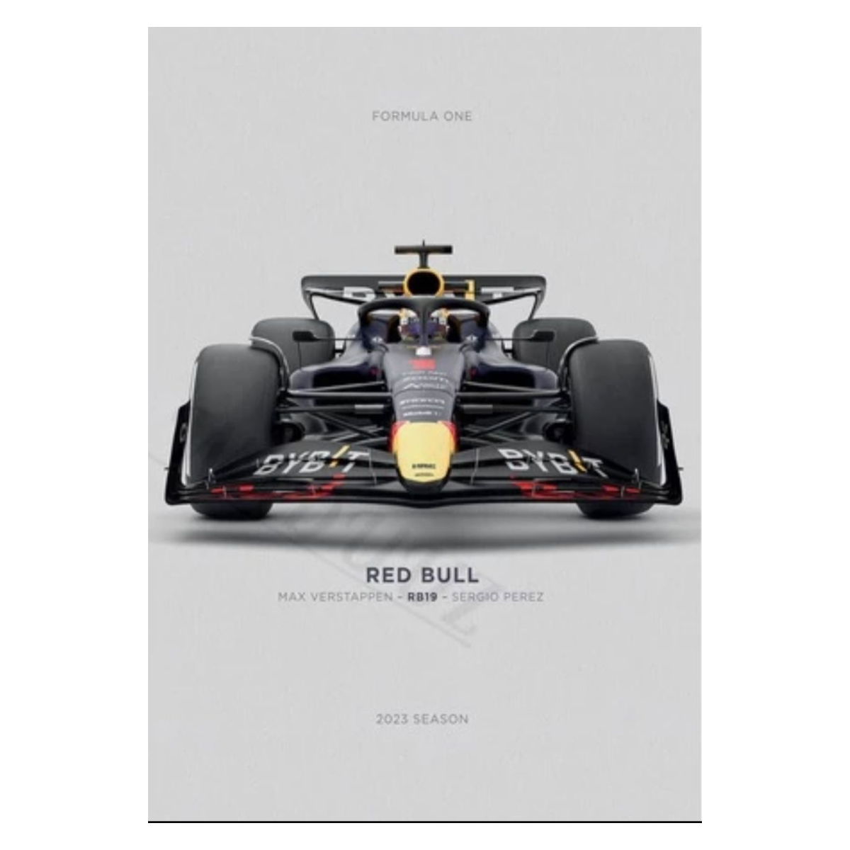 Cuadro Decorativo Autos F1 2023 <br> Red Bull Racing RB19