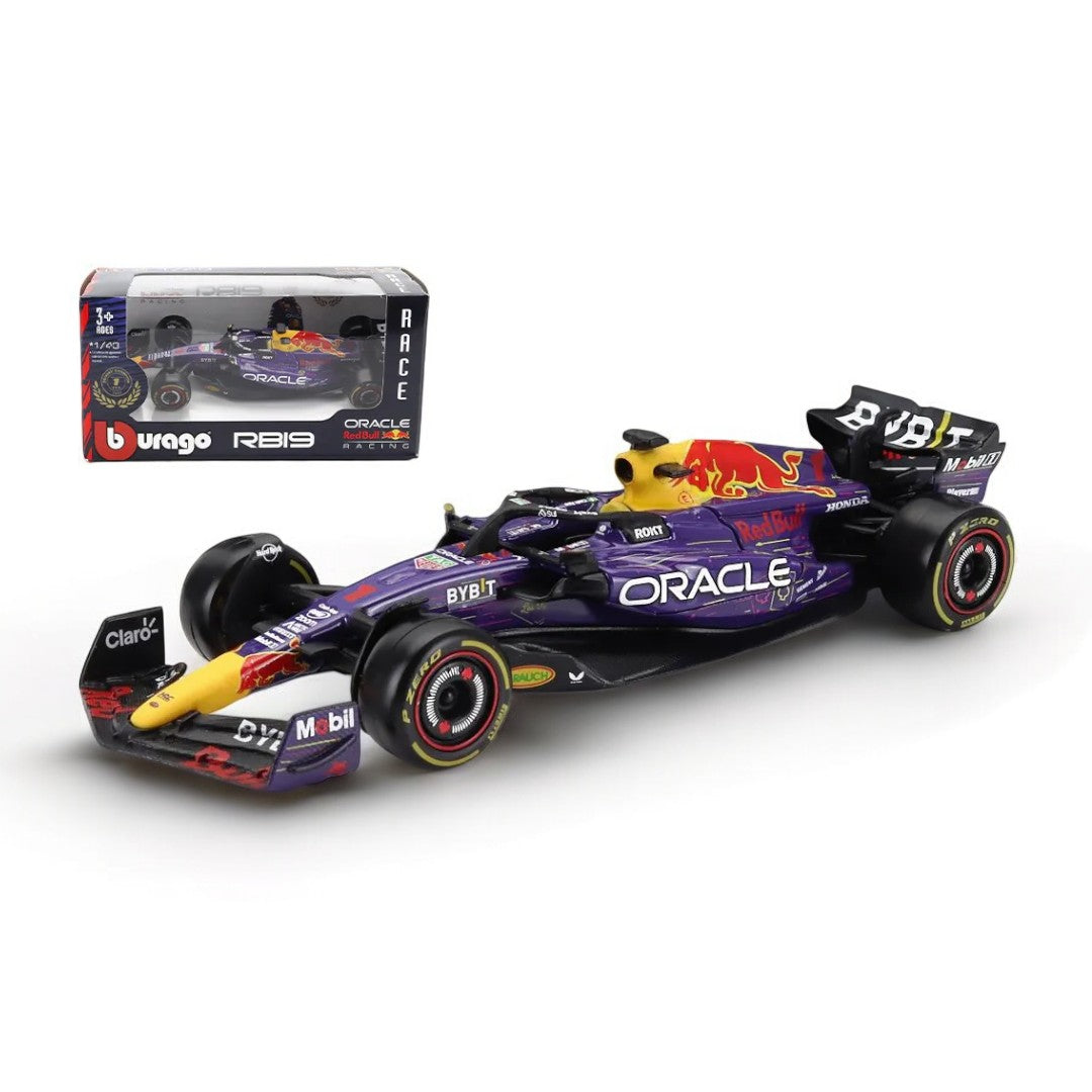 Auto Burago 1:43 Red Bull F1 RB19 <BR> Max Verstappen Las Vegas