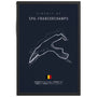 Cuadro Decorativo Circuitos F1 <br> Gran Premio de Spa Francorchamps