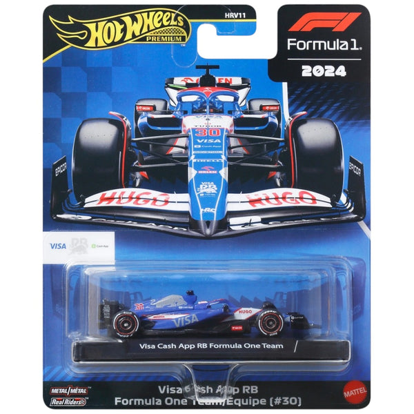 Hot Wheels Premiun 1:64 F1 2024 <br> Visa Cash App Liam Lawson #30