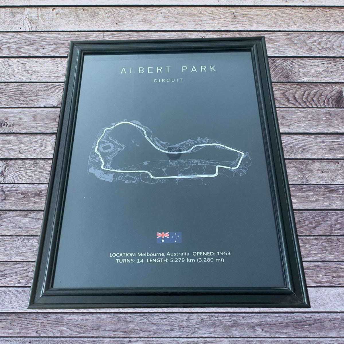 Cuadro Decorativo Circuitos F1 <br> Gran Premio de Albert Park