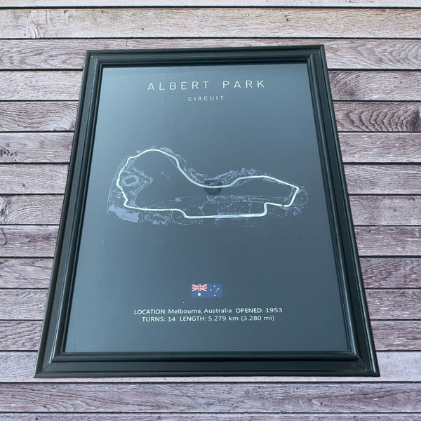 Cuadro Decorativo Circuitos F1 <br> Gran Premio de Albert Park