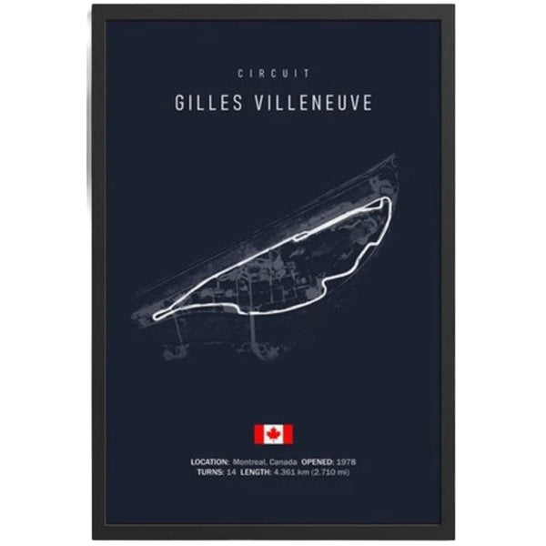 Cuadro Decorativo Circuitos F1 <br> Gran Premio de Canada