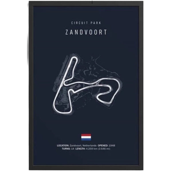 Cuadro Decorativo Circuitos F1 <br> Gran Premio de Zandvoort