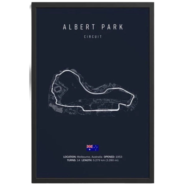 Cuadro Decorativo Circuitos F1 <br> Gran Premio de Albert Park